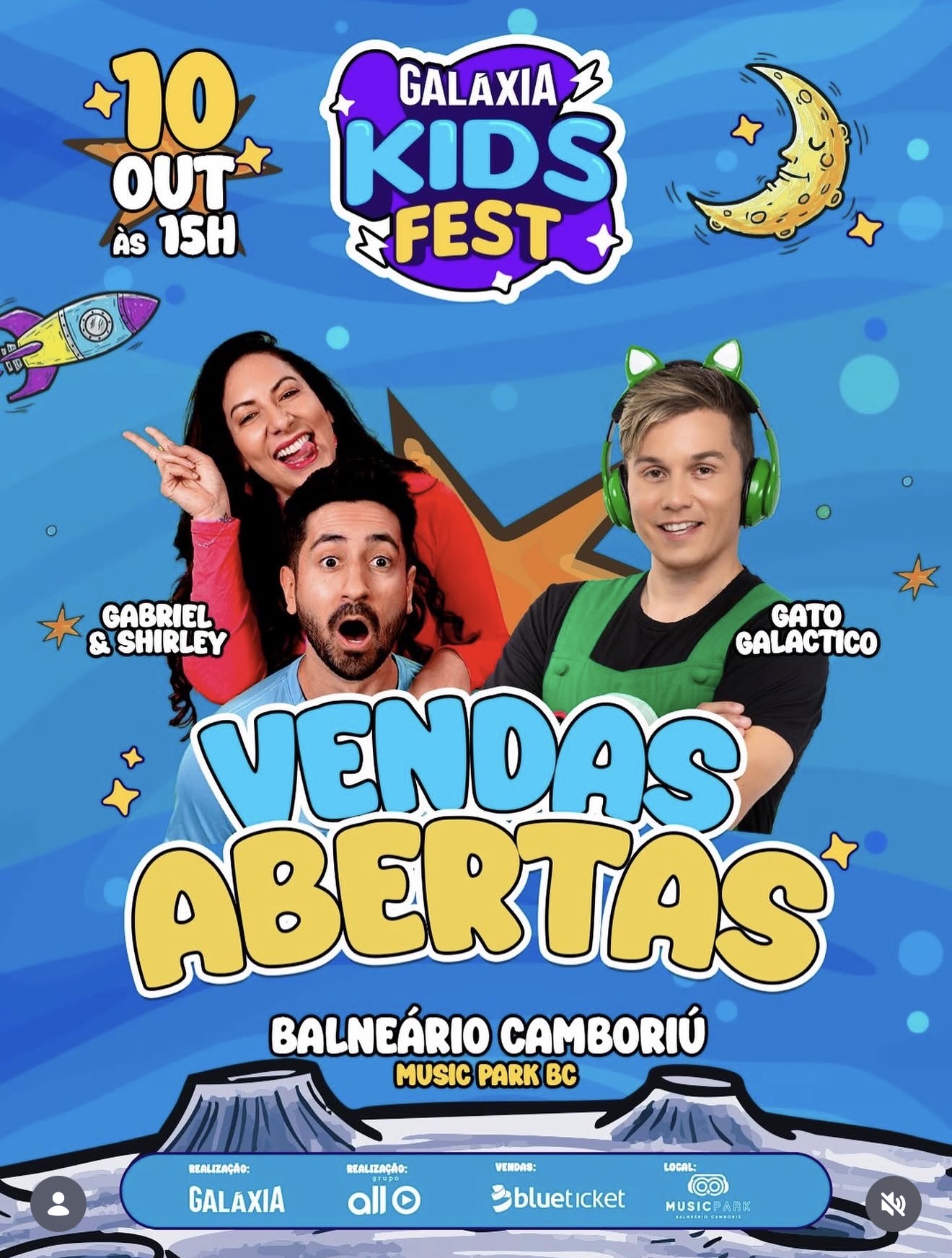 Galaxia Kids Fest | GATO GALÁCTICO + GABRIEL & SHIRLEY