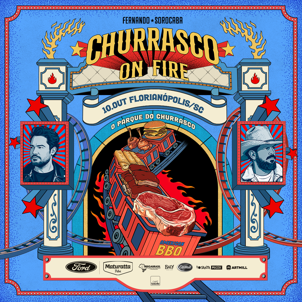Churrasco On Fire