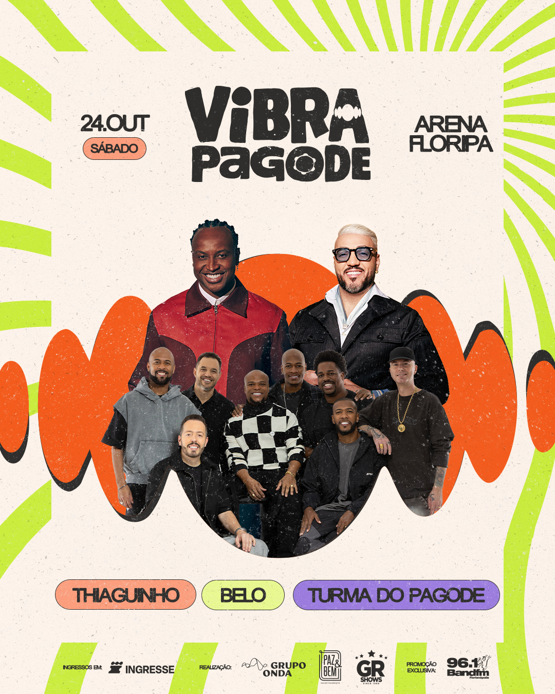 VIBRA PAGODE com Belo, Turma do Pagode e Thiaguinho